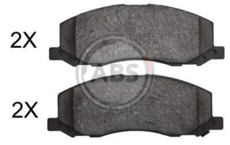 Гальмівні колодки дискові (1 к-т) A.B.S. A.B.S. 37761