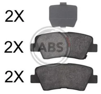 Гальмівні колодки дискові A.B.S. A.B.S. 37777