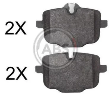 Гальмівні колодки дискові (1 к-т) A.B.S. A.B.S. 37787