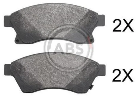 Гальмівні колодки дискові A.B.S. A.B.S. 37789