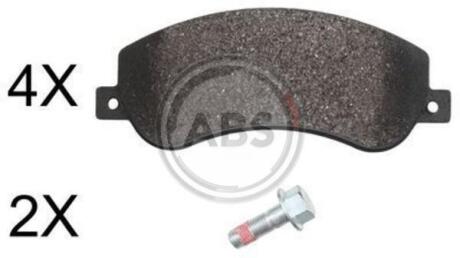 Гальмівні колодки дискові A.B.S. A.B.S. 37793
