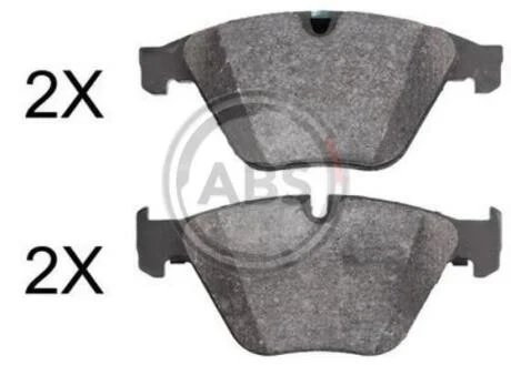 Гальмівні колодки дискові (1 к-т) A.B.S. A.B.S. 37829