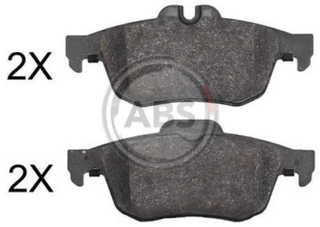 Гальмівні колодки дискові (1 к-т) A.B.S. A.B.S. 37870