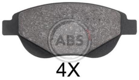 Гальмівні колодки дискові (1 к-т) A.B.S. A.B.S. 37885