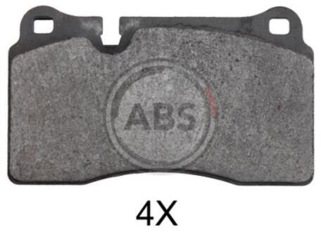 Гальмівні колодки дискові (1 к-т) A.B.S. A.B.S. 37895
