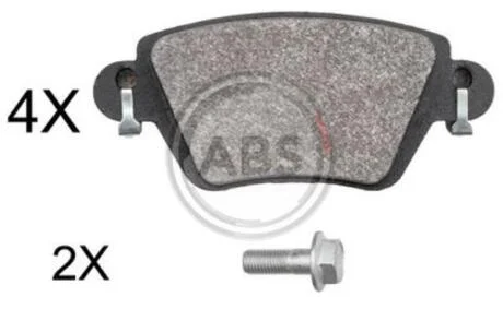 Гальмівні колодки дискові A.B.S. A.B.S. 37897