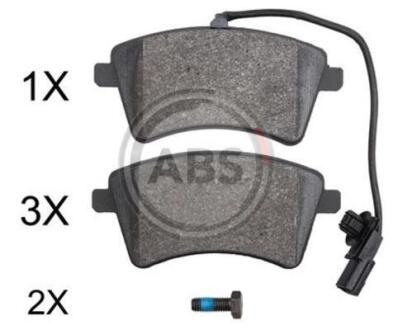 Гальмівні колодки дискові (1 к-т) A.B.S. A.B.S. 37900