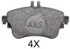 Гальмівні колодки дискові (1 к-т) A.B.S. A.B.S. 37912 (фото 1)