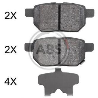 Гальмівні колодки дискові A.B.S. A.B.S. 37926