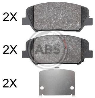 Гальмівні колодки дискові A.B.S. A.B.S. 37948