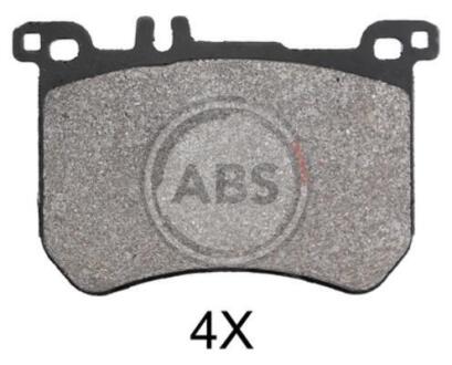 Гальмівні колодки дискові (1 к-т) A.B.S. A.B.S. 37955