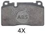 Гальмівні колодки дискові A.B.S. A.B.S. 37959 (фото 1)