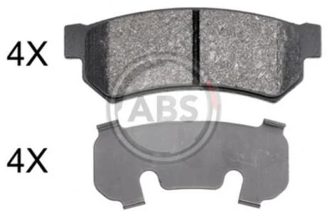 Гальмівні колодки дискові (1 к-т) A.B.S. A.B.S. 37991