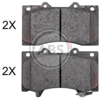 Гальмівні колодки дискові (1 к-т) A.B.S. A.B.S. 37993