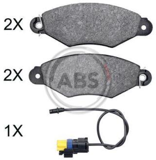Гальмівні колодки дискові A.B.S. A.B.S. 37997