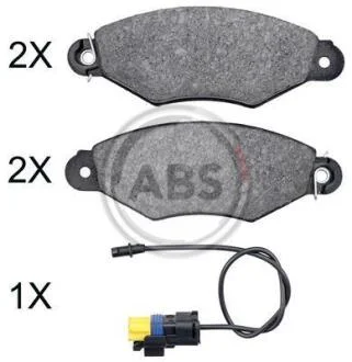 Гальмівні колодки дискові A.B.S. A.B.S. 37997