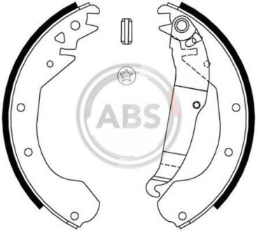 Гальмівні колодки барабан (1 к-т) A.B.S. A.B.S. 8807