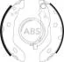 Колодка гальм. барабан. MERCEDES W168 (A-CLASS) задн. (ABS) A.B.S. 9041 (фото 1)