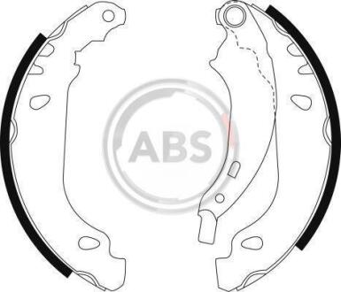 Гальмівні колодки барабан (1 к-т) A.B.S. A.B.S. 9092