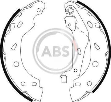 Гальмівні колодки барабан A.B.S. A.B.S. 9123