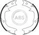 Колодка гальм. барабан. MITSUBISHI GALANT задн. (ABS) A.B.S. 9181 (фото 1)
