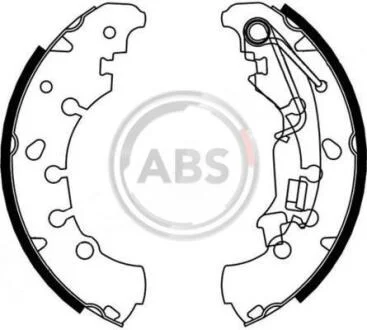 Гальмівні колодки барабан A.B.S. A.B.S. 9214