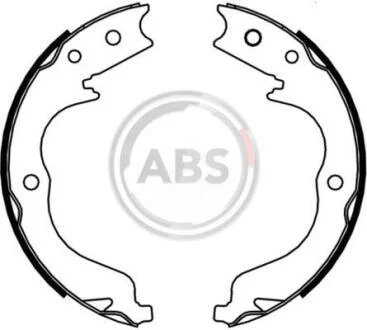 Колодка гальм. барабан. MITSUBISHI LANCER 2.0 EVO 08-,OUTLANDER II 2.2 3.0 07 задн. (ABS) A.B.S. 9235