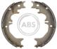 Колодка гальм. барабан. TOYOTA LAND CRUISER задн. (ABS) A.B.S. 9256 (фото 1)