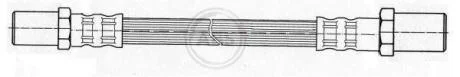 Шланг гальмівний ВАЗ 2108-99 (ABS) A.B.S. SL 3262