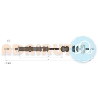 Трос зчеплення FIAT Ulysse 2.0-TDS a/a95-/Scudo 2.0 – Tds a/a95-/Evasion 2.0 BV BE3-BE3R a/a95-/Jump ADRIAUTO 1101371