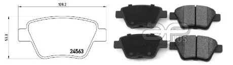 Колодка гальмiвна задн VW Touran (1T3) (05/10-05/15) APPLUS APLUS 71176BAAP