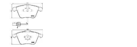 Колодка гальмiвна перед AUDI A6 (4F2, C6) (04/04-06/11) APPLUS APLUS 71312BAAP