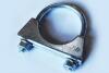 Хомут глушника стремяночний M8 Ф50 мм (оцинк. сталь) ASAM 55317 (фото 1)