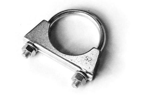 Хомут глушника стремяночний M8 Ф52 мм (оцинк. сталь) (10шт) ASAM 55318