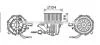 Вентилятор обігрівача салону Audi A4 08>15, A5 09>12/11, Q5 08>12/12 AVA AVA COOLING AI8391 (фото 1)
