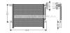 Радіатор кондиціонера BMW 3 E46 (98-) AVA AVA COOLING BW5203 (фото 1)