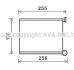 Радіатор обігрівача салону Peugeot 308 1,4-1,6i 1,6 2,0HDI 07>10/09, Citroen C3 Picasso 09> AVA AVA COOLING CN6281 (фото 1)