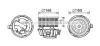 Вентилятор обігрівача салону Nissan Micra (02-10) AVA AVA COOLING DN8384 (фото 1)