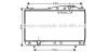 Радіатор охолодження двигуна Chevrolet Epica (06-) MT AVA AVA COOLING DW2054 (фото 1)