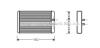 Радіатор обігрівача салону Citroen Jumper Fiat Ducato Peugeot Boxer 2,0d 2,2d 2,8d 02&gt; AVA AVA COOLING FTA6265 (фото 1)