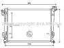 Радіатор охолодження двигуна AVA AVA COOLING HY2372 (фото 1)