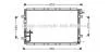 Радіатор кондиціонера KIA Sorento I (02-) AVA AVA COOLING KA5030 (фото 1)
