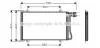 Конденсор кондиціонера MB SPRINT W901 MT/AT 95- (Ava) AVA COOLING MS5219 (фото 1)