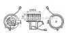 Вентилятор обігрівача салону MB C204 E212 AVA AVA COOLING MS8628 (фото 1)