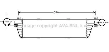 Інтеркулер MB E-Class W210 (98-) AVA AVA COOLING MSA4224