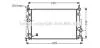 Радіатор охолодження двигуна Mazda 3 (09-14) MT AVA AVA COOLING MZ2237 (фото 1)