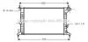 Радіатор охолодження двигуна VECTRA B 16/18/20 MT-AC (Ava) AVA COOLING OLA2242 (фото 1)
