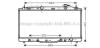 Радіатор охолодження TOYOTA CAMRY (XV4) (07-) 3.5 i V6 (AVA) AVA COOLING TO2473 (фото 1)