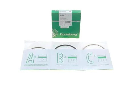 Кільця поршневі к-кт Borsehung B19039