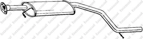 Глушник середня частина FORD MONDEO (00-07) (281-067) BOSAL 281067